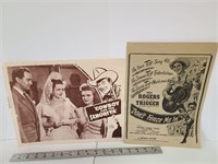 1949 Roy Rogers Posters