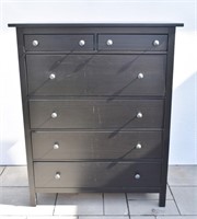 Modern 6 Drawer Dresser - Espresso