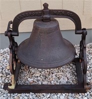 Antique Stover Freeport School Church Bell