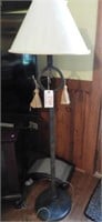 Lot #2169 - metal floor lamp 58" tall