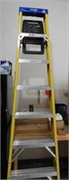 Lot #2207 - Werner 8ft Fiberglass A frame ladder