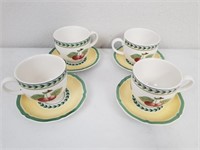 4- Villeroy & Boch 1748 Luxenbourg Coffe Cups &