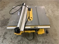 Dewalt Table Saw, Model: Dw744, 10" Bla