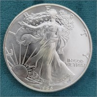 1986 Silver Eagle BU Coin