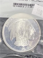 1oz Pure Silver Buffalo Round