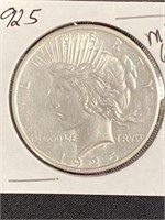 1925 - Peace Silver Dollar Ms-65