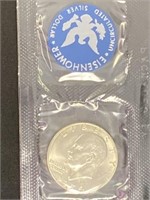 1974 - Eisenhower Unc. Silver Dollar