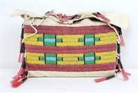 Cheyenne Indian Beaded Teepee Tipi Bag