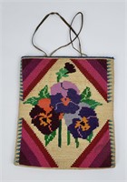 Outstanding Nez Perce Indian Corn Husk Bag