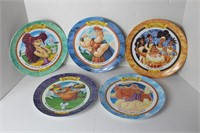 Vintage Collectible  Set of 5 Disney Hercules Plat