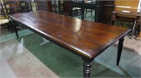 SOLID WOOD 10 FT. FARM TABLE