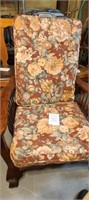 Vintage Recliner/Chair ReUpholstered Nice