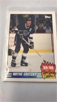 Wayne Gretzky hockey card as is