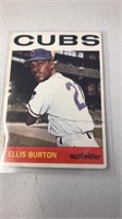 Eills Burton baseball card as is