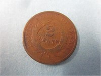 1864 2 Cent Piece