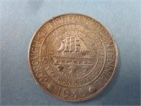 Rare 1936 Norfolk VA Bicentennial Half Dollar