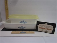 Cornflower Blue Corning Ware Loaf & Casserole