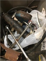 Box lot of tools and more