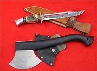 Western W46-8 Stag & Hunters Skinning Axe