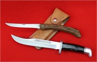 Buck 120 Hunting Knife & Folding Fillet Knife