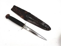 VINTAGE SHEFFIELD ENGLAND KNIFE DAGGER w/ SHEATH