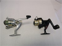 2 spinning Fishing Reels - Zebco & Shakespeare