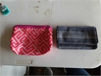 Thirty one wallet and makeup bag