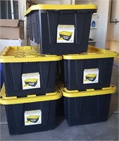 815 - 5 TOUGH BOX STORAGE CONTAINERS