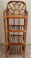 814 - WOOD PLANT STAND