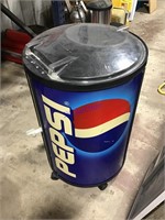 Pepsi ice drink cooler on wheels