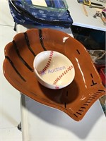 Baseball snack time dish