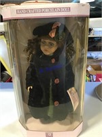 Hand crafted porcelain doll in box