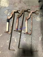 3 mason brick block carry tools