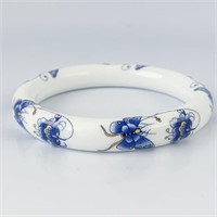 Designer Genuine Porcelain Floral Painted Bracelet