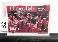 '91 NBA Champions Ball Card
