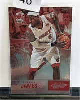 '12 LeBron James Ball Card