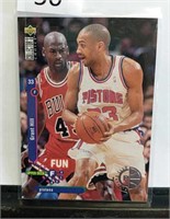 '95 Upper Deck Grant Hill Card