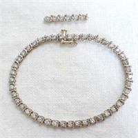 14K Gold Tennis Bracelet w/ Diamonds