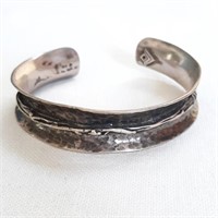 .925 Silver Cuff Bracelet