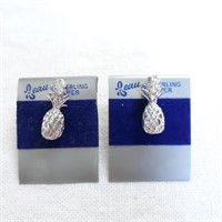 2 - Beaucraft Sterling Pineapple Pins