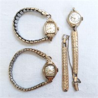 3 - Gold Filled Watches