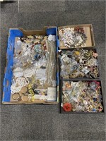 Lot: Several Boxes of Costume Jewelry.