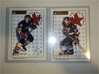 Lot of 2 Beehive Autographed cards A