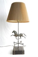 Bronze Horse Weathervane lamp