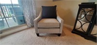 2PC-SIDE CHAIR W/THROW PILLOW