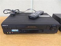 Sony VHS With  Remote