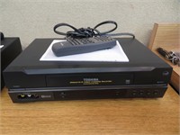 Toshiba VHS With Book & Remote