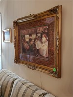 LARGE GOLD FRAME PICTURE