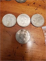 1928 SILVER PEACE DOLLAR  - 4 X YOUR MONEY