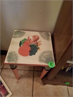 SMALL PAINTED WOOD TABLE